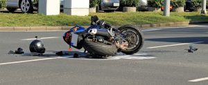 motorcycle down