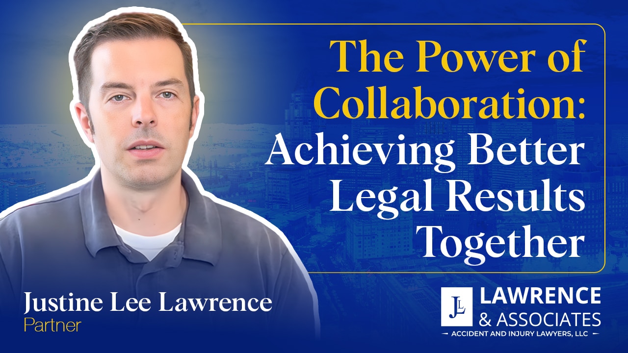 Attorney Justin Lee Lawrence headshot over thumbnail text