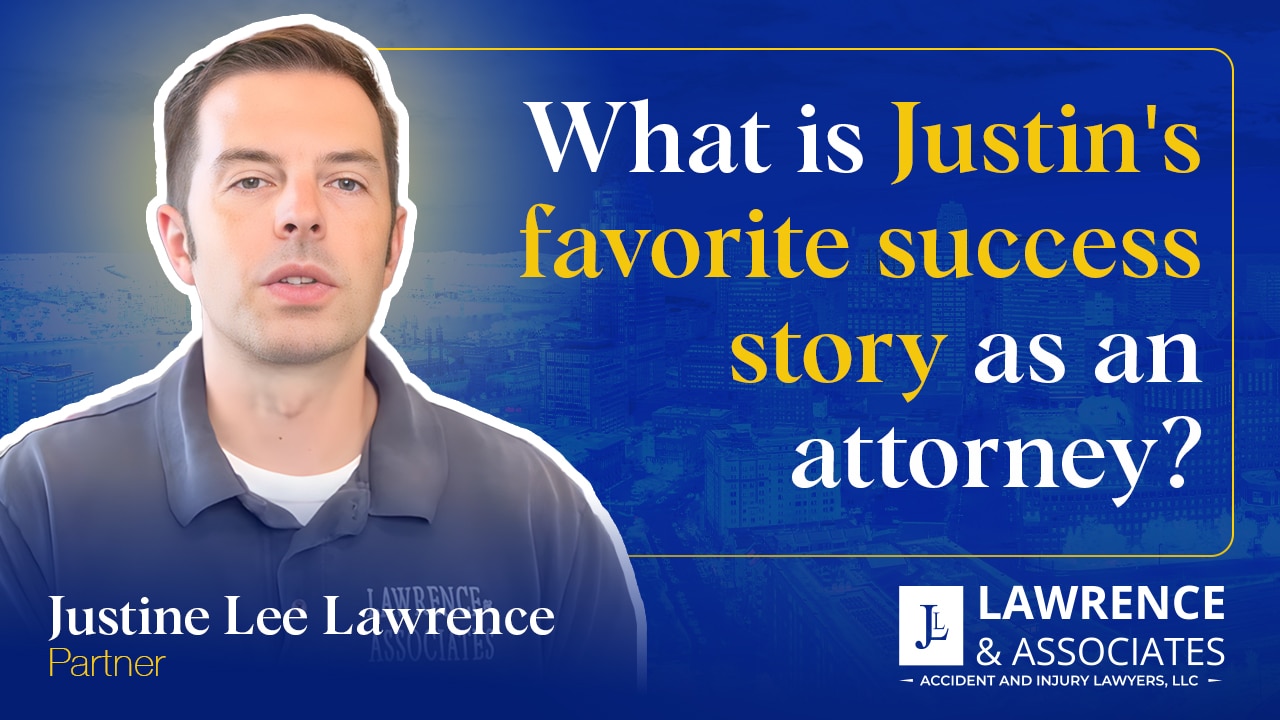 Attorney Justin Lee Lawrence headshot over thumbnail text