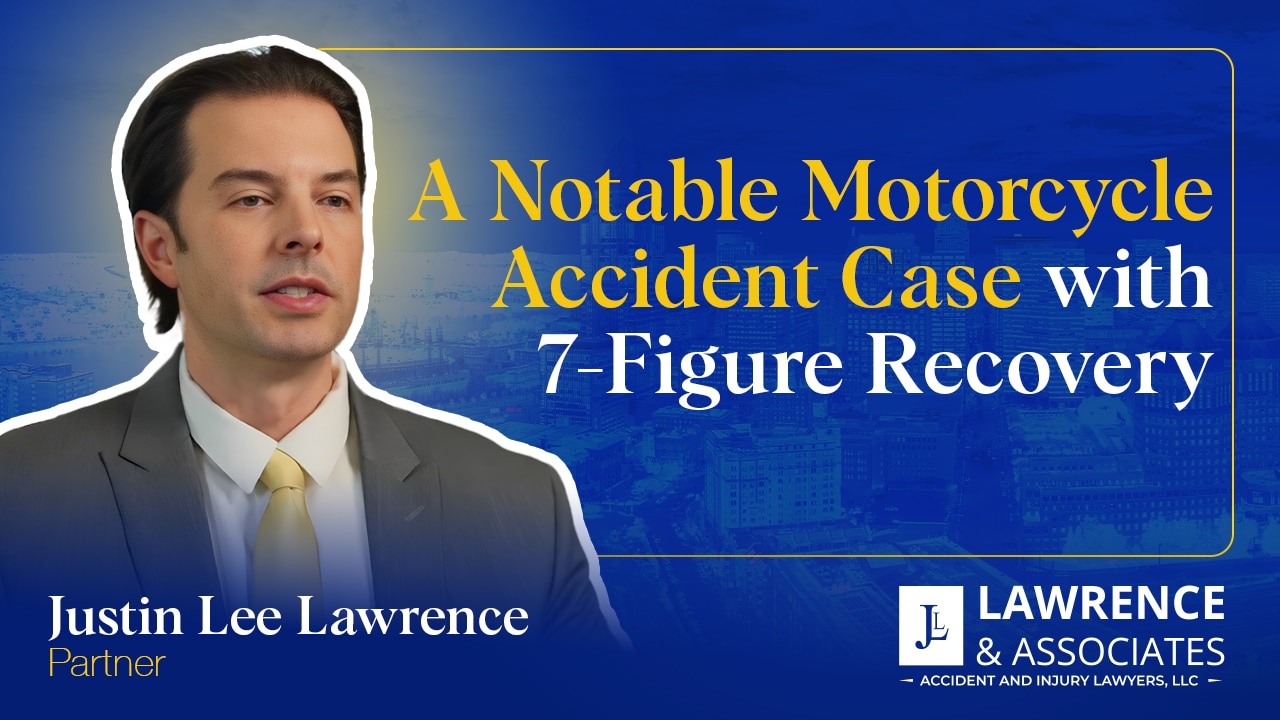 Motorcycle Accident Case With Seven Figure Settlement