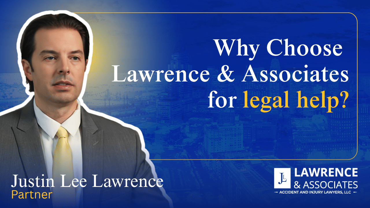 Justin Lawrence headshot over thumbnail text 'why choose Lawrence & Associates"