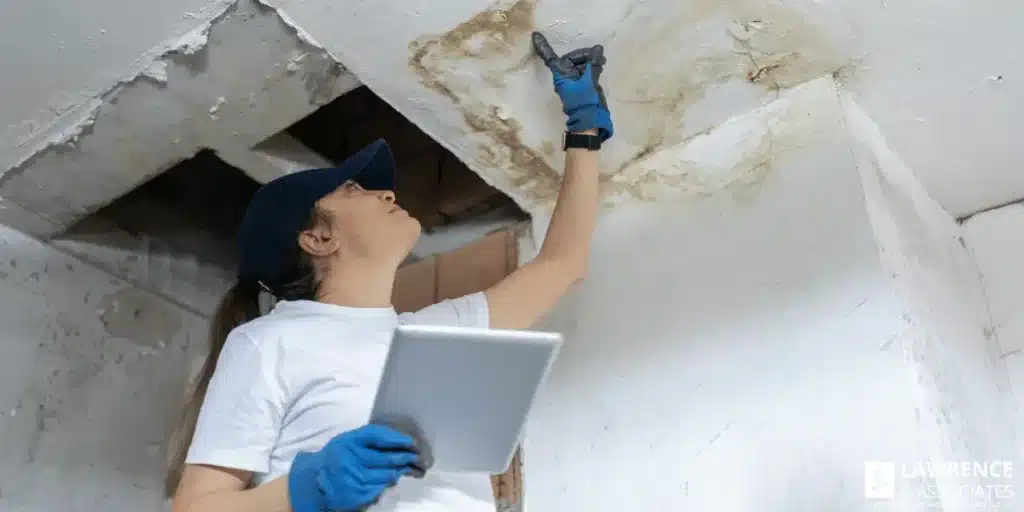 roof water damage
