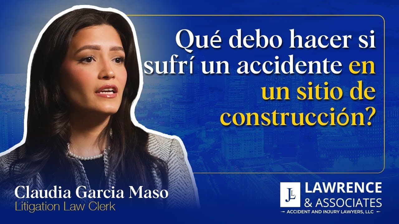 Qué debo hacer si sufrí un accidente en un sitio de construcción?