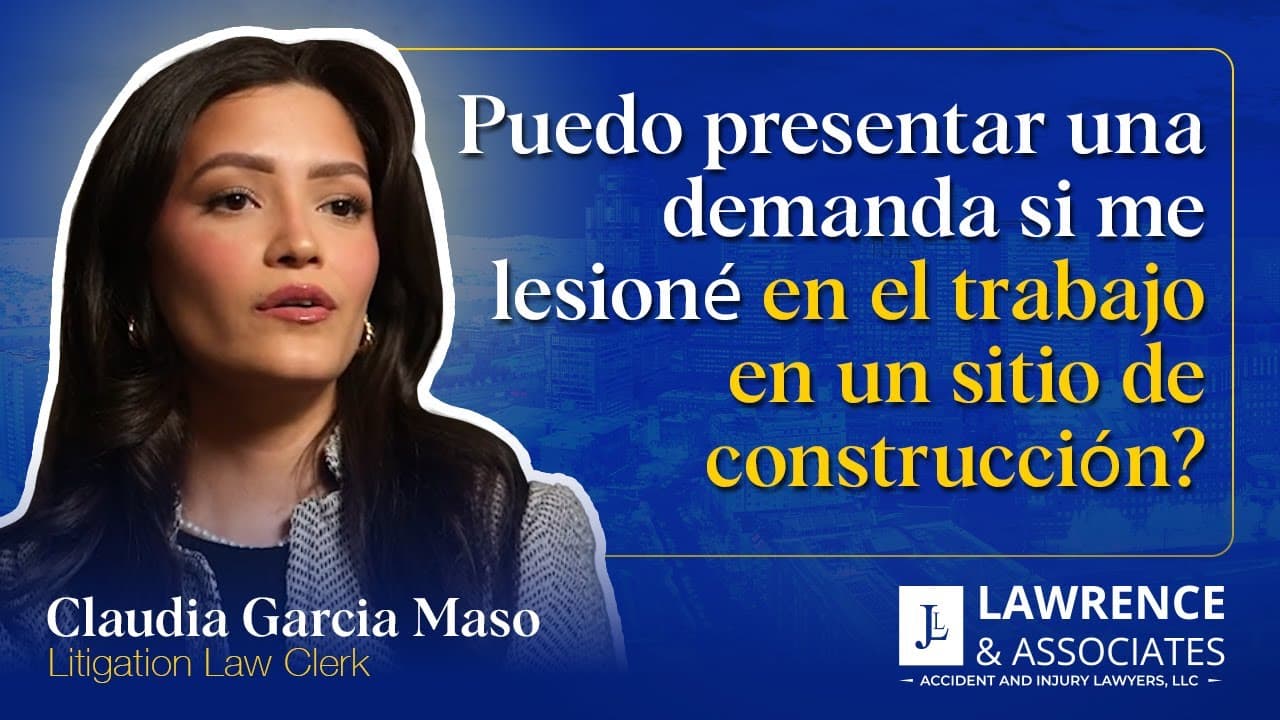 Puedo presentar una demanda si me lesioné en el trabajo en un sitio de construcción?