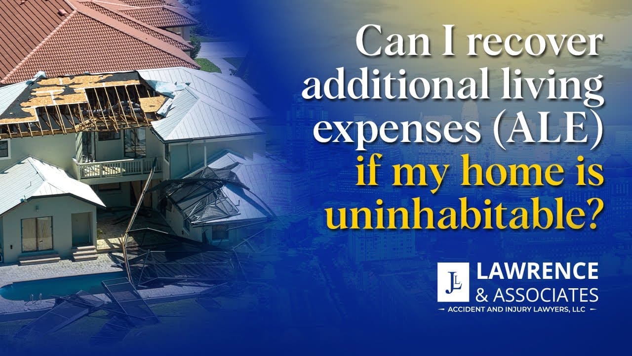Can I Recover Additional Living Expenses (ALE) if my Home is Uninhabitable?