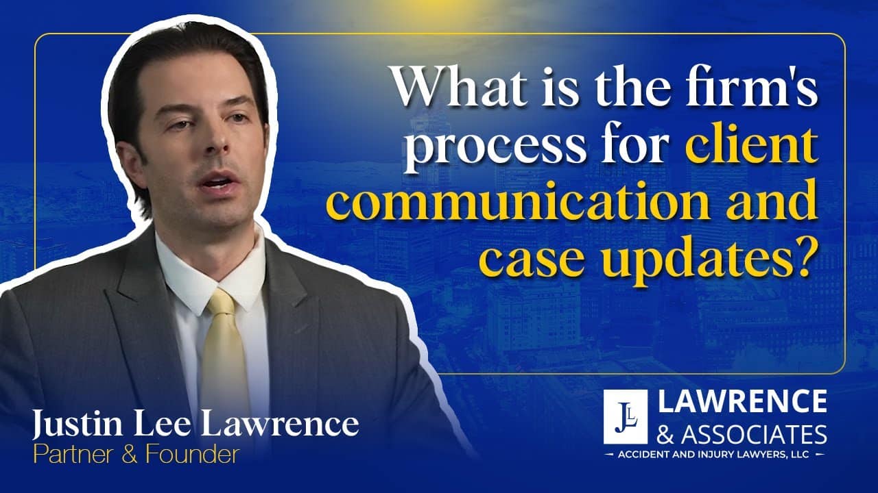 What is Lawrence & Associates' Process for Client Communication and Case Updates?