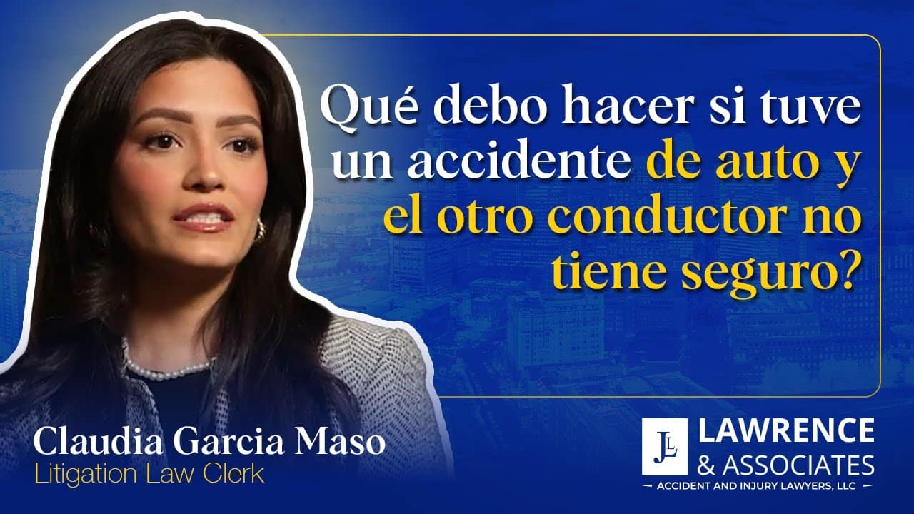 Qué debo hacer si tuve un accidente de auto y el otro conductor no tiene seguro?