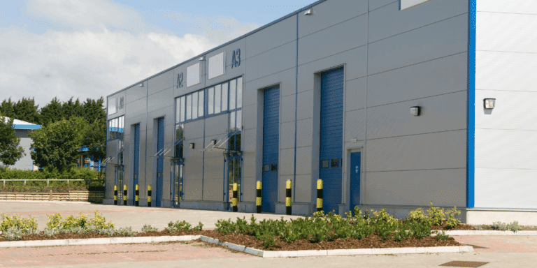 Exterior shot of commercial property