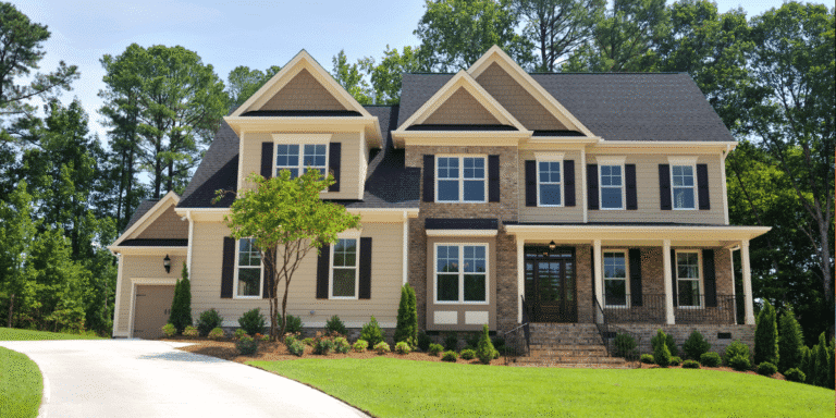 Wideshot of a house